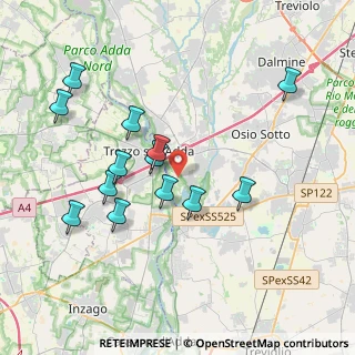 Mappa Via Stelvio, 24042 Capriate San Gervasio BG, Italia (3.77462)