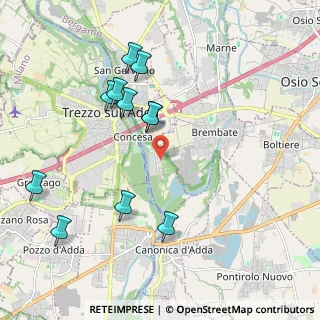 Mappa Via Cavour, 24042 Capriate San Gervasio BG, Italia (2.09)