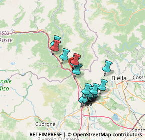 Mappa Via Monte Rosa, 11026 Pont-saint-martin AO, Italia (12.5345)