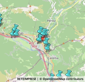 Mappa Via Monte Rosa, 11026 Pont-saint-martin AO, Italia (2.7645)