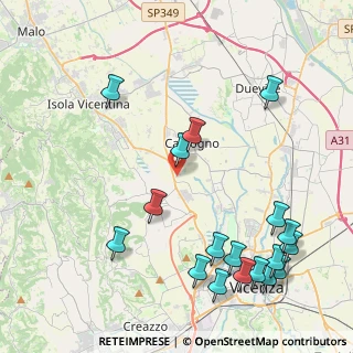 Mappa 36030 Motta VI, Italia (5.24444)