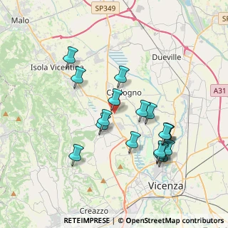 Mappa 36030 Motta VI, Italia (3.55471)