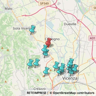 Mappa 36030 Motta VI, Italia (4.55588)