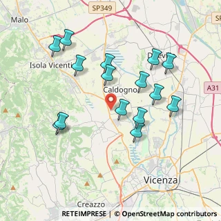 Mappa 36030 Motta VI, Italia (3.734)