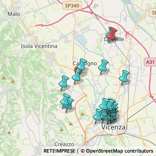 Mappa 36030 Motta VI, Italia (4.513)