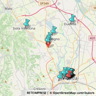 Mappa 36030 Motta VI, Italia (5.5885)
