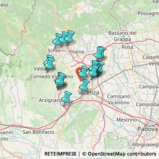 Mappa 36030 Motta VI, Italia (9.7605)