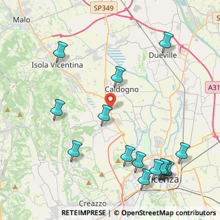 Mappa S. S. Pasubio 34 motta di, 36030 Vicenza VI, Italia (5.325)
