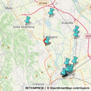 Mappa S. S. Pasubio 34 motta di, 36030 Vicenza VI, Italia (5.916)