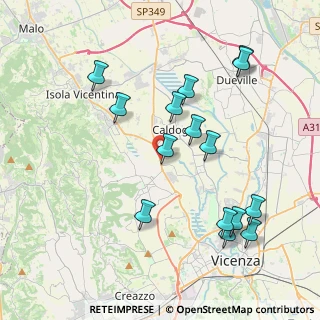 Mappa S. S. Pasubio 34 motta di, 36030 Motta VI, Italia (4.21133)
