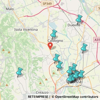 Mappa S. S. Pasubio 34 motta di, 36030 Motta VI, Italia (5.65643)