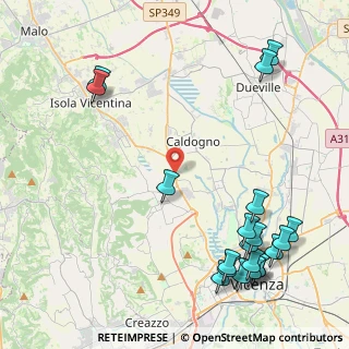 Mappa S. S. Pasubio 34 motta di, 36030 Motta VI, Italia (5.8065)