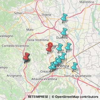 Mappa S. S. Pasubio 34 motta di, 36030 Vicenza VI, Italia (7.09643)