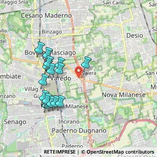 Mappa Via Filippo Turati, 20814 Varedo MB, Italia (1.944)