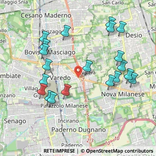 Mappa Via Filippo Turati, 20814 Varedo MB, Italia (2.249)