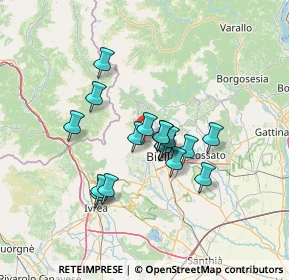 Mappa Via Ottavio Rivetti, 13814 Pollone BI, Italia (10.43118)