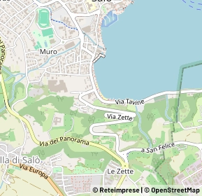 Mappa Via Tavine, 25087 Salò BS, Italia (0.256)
