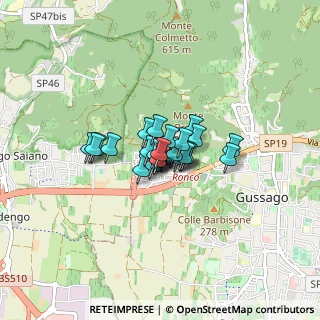 Mappa Via San Giovanni Bosco, 25064 Gussago BS, Italia (0.39259)