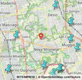 Mappa Via Venezia, 20054 Nova Milanese MB, Italia (3.39727)