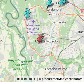 Mappa 21010 Lonate Pozzolo VA, Italia (6.7)