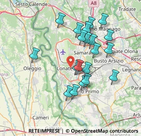 Mappa 21010 Lonate Pozzolo VA, Italia (6.681)