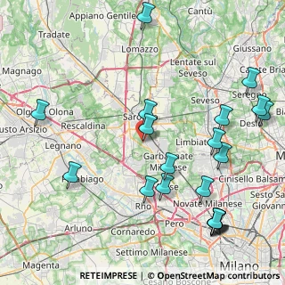 Mappa Via Pier Luigi da Palestrina, 21042 Caronno Pertusella VA, Italia (10.4155)