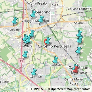Mappa Via Pier Luigi da Palestrina, 21042 Caronno Pertusella VA, Italia (2.51647)