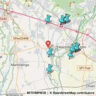 Mappa Via Privata Bettolino, 24050 Palosco BG, Italia (4.46917)