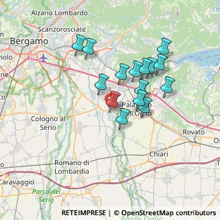 Mappa Via Privata Bettolino, 24050 Palosco BG, Italia (6.08067)