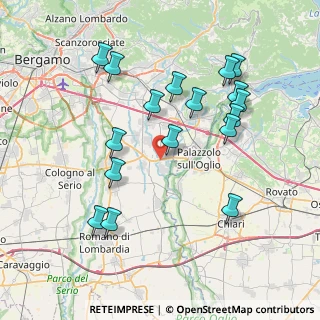 Mappa Via Privata Bettolino, 24050 Palosco BG, Italia (7.95)