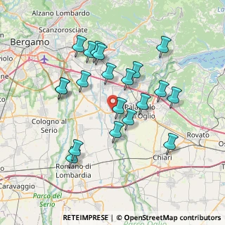 Mappa Via Privata Bettolino, 24050 Palosco BG, Italia (7.051)
