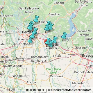 Mappa Via Privata Bettolino, 24050 Palosco BG, Italia (11.34857)