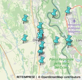 Mappa Via Cascine Calini, 28047 Oleggio NO, Italia (3.194)