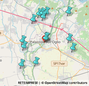 Mappa Piazza Rosa Vincenzo, 25036 Palazzolo sull'Oglio BS, Italia (3.95571)