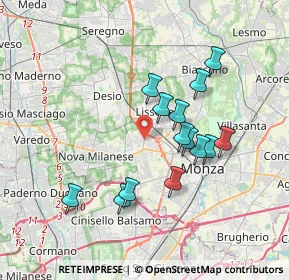 Mappa Via Armando Diaz, 20835 Muggiò MB, Italia (3.19929)