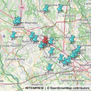 Mappa Via Girolamo Savonarola, 20025 Legnano MI, Italia (8.531)