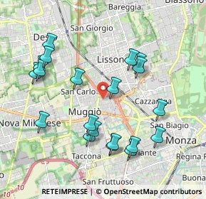 Mappa Via S. Francesco D'Assisi, 20835 Muggiò MB, Italia (2.041)