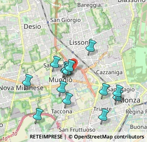 Mappa Via S. Francesco D'Assisi, 20835 Muggiò MB, Italia (1.79929)