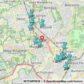 Mappa Via S. Francesco D'Assisi, 20835 Muggiò MB, Italia (2.38214)