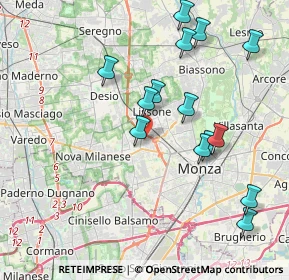 Mappa Via S. Francesco D'Assisi, 20835 Muggiò MB, Italia (4.05214)