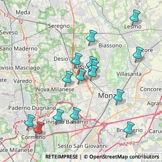 Mappa Via S. Francesco D'Assisi, 20835 Muggiò MB, Italia (4.16)