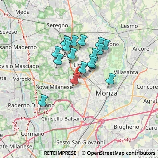 Mappa Via S. Francesco D'Assisi, 20835 Muggiò MB, Italia (2.73667)