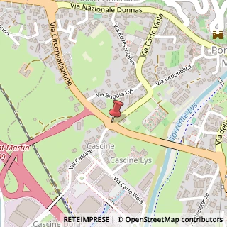Mappa Piazza Guglielmo Marconi, 5, 11026 Pont-Saint-Martin, Aosta (Valle d'Aosta)