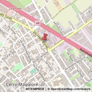 Mappa Via Filippo Turati, 39-41-43, 20023 Cerro Maggiore, Milano (Lombardia)