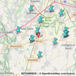 Mappa Corso Italia, 24040 Verdello BG, Italia (4.61143)