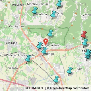 Mappa Viale Europa, 25050 Rodengo-Saiano BS, Italia (3.00188)