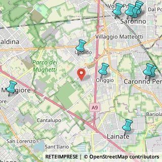Mappa Via 1° Maggio, 21040 Origgio VA, Italia (3.41636)