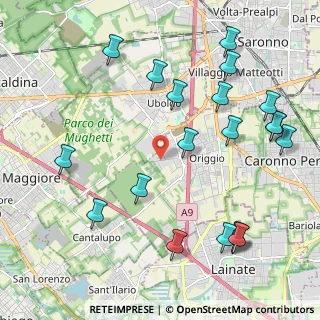 Mappa Via 1° Maggio, 21040 Origgio VA, Italia (2.5275)