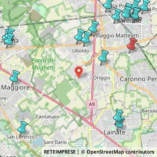 Mappa Via 1° Maggio, 21040 Origgio VA, Italia (3.587)