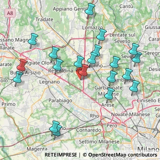Mappa Via 1° Maggio, 21040 Origgio VA, Italia (8.8865)